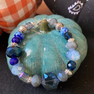 Blue Jesse James beaded Bracelet